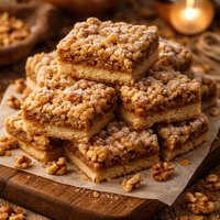 Walnut Crumb Bars