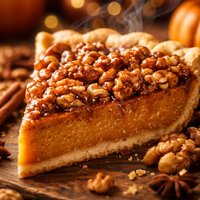Walnut Pumpkin Pie