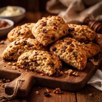 Walnut Raisin Scones