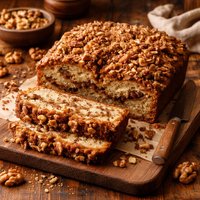 Walnut Streusel Coffee Cake