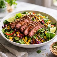Warm Asian Steak Salad