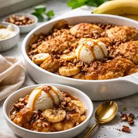 Warm Banana Cobbler