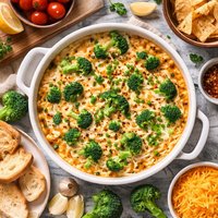Warm Broccoli and Cheese Dip