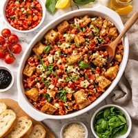 Warm Bruschetta Casserole