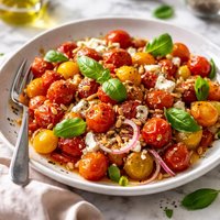 Warm Cherry Tomato Salad