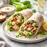 Warm Chicken Caesar Wraps
