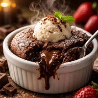 Warm Chocolate Melting Cake