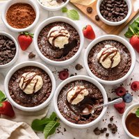 Warm Chocolate Melting Cups