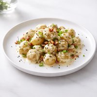 Warm Cream Cheese Potato Salad