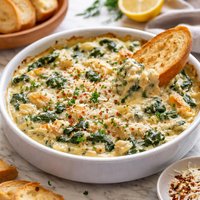 Warm Creamy Spinach and Artichoke Dip