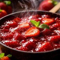 Warm Double Strawberry Sauce