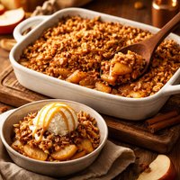 Warm French Apple Crisp