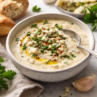 Warm Garlicky Blue Cheese Sauce