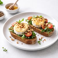 Warm Goat Cheese Sandwiches