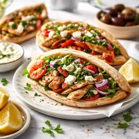 Warm Greek Sandwiches