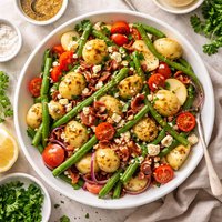 Warm Green Bean Potato Salad