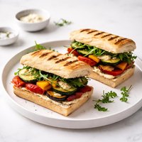 Warm Grilled Veggie Sandwiches