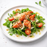 Warm Lobster Salad with Arugula and Truffle Oil