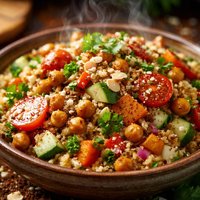 Warm Moroccan Style Salad