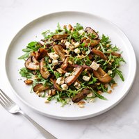Warm Mushroom Salad with Feta