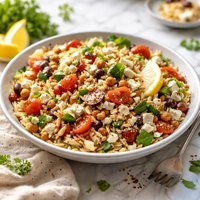 Warm Orzo Salad