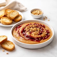 Warm Peanut Butter and Jelly Dip