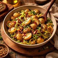 Warm Potato Leek Salad