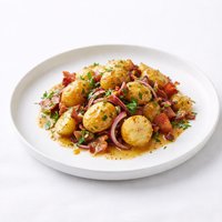 Warm Potato Salad with Beer and Mustard Dressing
