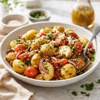 Warm Potato Salad with Italian Dressing