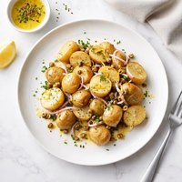 Warm Potato Salad with Lemon and Chive Vinaigrette