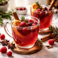 Warm Raspberry Cider for the Holidays