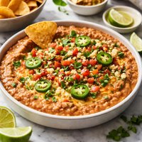 Warm Refried Bean Dip