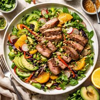 Warm Salad of Duck with Sesame and Ginger