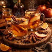 Warm Spiced Rum and Apple Punch