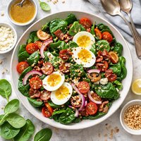 Warm Spinach Salad