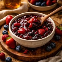 Warm Three Berry Sauce