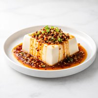 Warm Tofu with Spicy Garlic Sauce