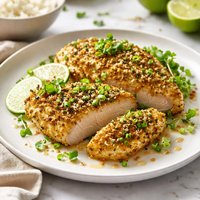 Wasabi Crusted Chicken