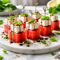 Watermelon and Feta Appetizer