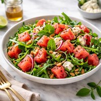 Watermelon Arugula Salad