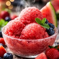 Watermelon Berry Sorbet