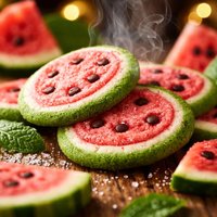 Watermelon Cookies