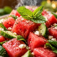 Watermelon Mint Salad