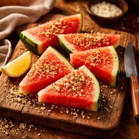Watermelon with Fennel and Salt