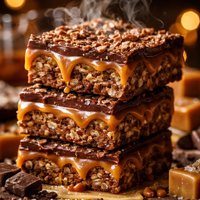 Way Too Sinful Caramel Crunch Bars
