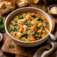Weeknight Barley Soup