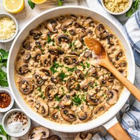 Weight Watchers Mushroom in Cream Sauce