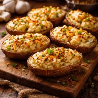 Weight Watchers Twice Baked Garlic Potatoes