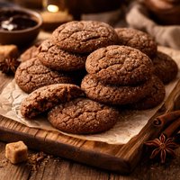Wheat Free Soft and Spicy Molasses Cookies