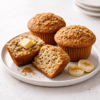 Wheat Germ and Banana Muffins